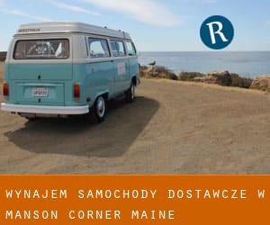 Wynajem Samochody dostawcze w Manson Corner (Maine)