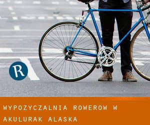 Wypożyczalnia rowerów w Akulurak (Alaska)