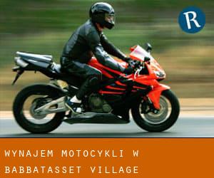 Wynajem motocykli w Babbatasset Village