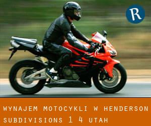 Wynajem motocykli w Henderson Subdivisions 1-4 (Utah)